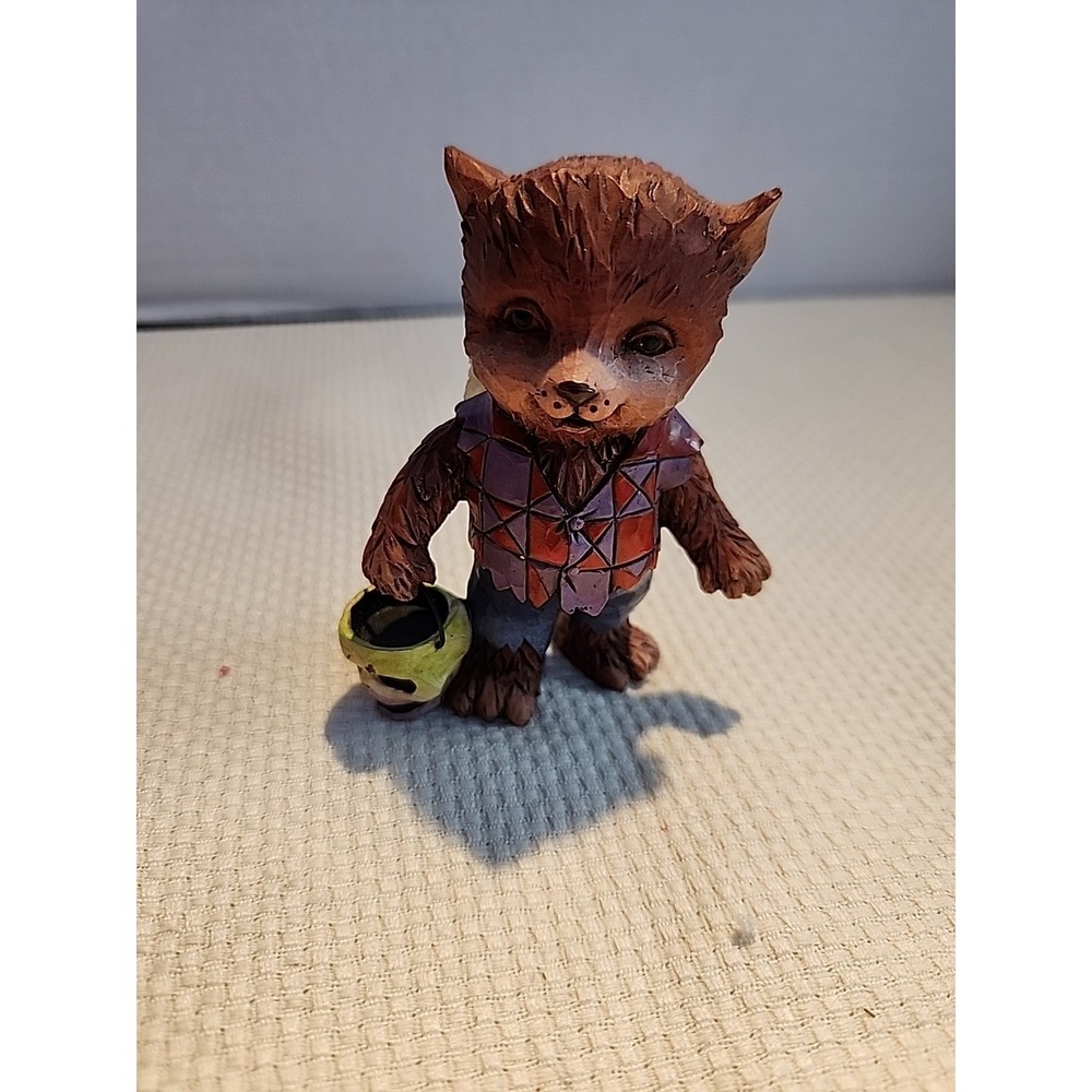 Jim‎ Shore Heartwood Creek Halloween Mini Werewolf Figure 4041142 Wolf Man 3.5"